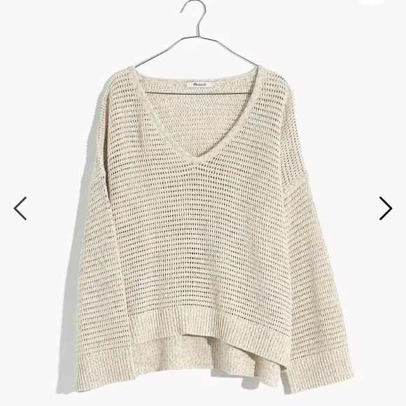 Nwot Madewell rainbow marked Seville pullover sweater - Picture 4 of 10